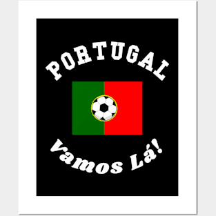 ⚽ Portugal Football, Bandeira das Quinas, Vamos Lá! Team Spirit Posters and Art